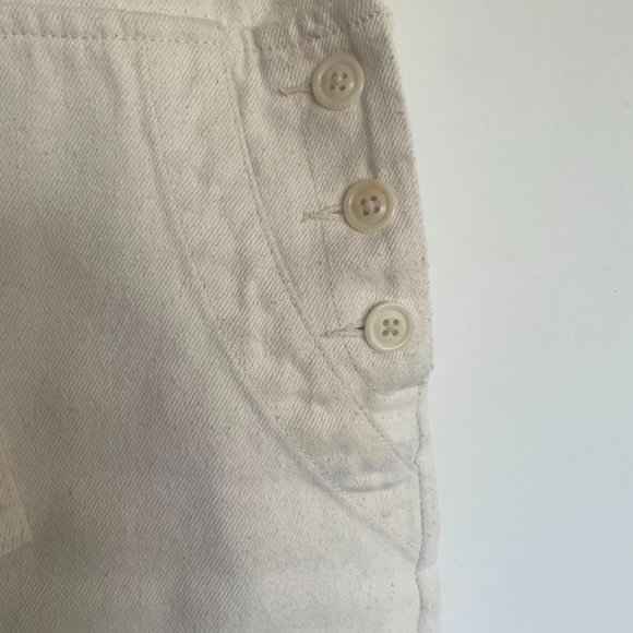 Alex Mill Ollie Short Overall in Natural - Picture 5 of 8